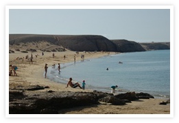 Play at the beach of Papagayo