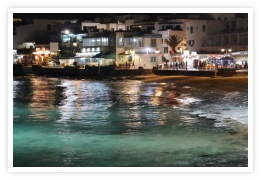 stunning night time views in Playa Blanca